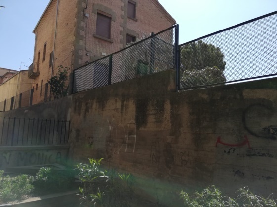 Imatge pels mitjans: Millorar la paret del Parc Infantil