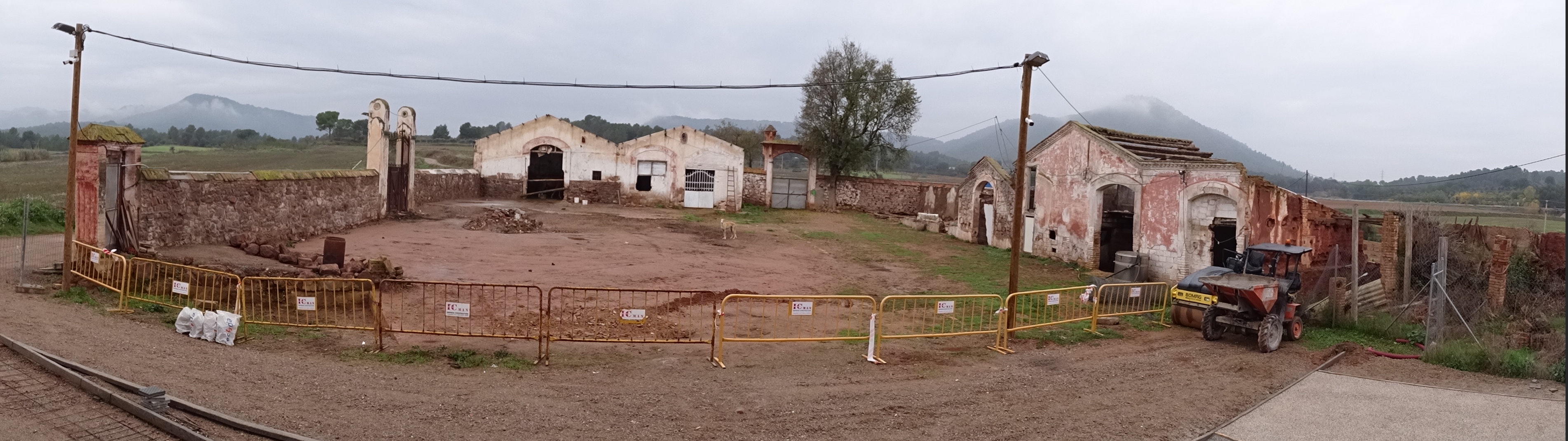 Imatge pels mitjans: Restauració de les construccions annexes del Pati de la Torre Lluvia 